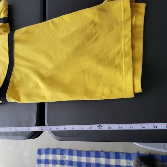 Vintage 90's Eddie Bauer Golf Mens EBTEK Yellow Polo Shirt Size Small Preppy - Picture 7 of 10